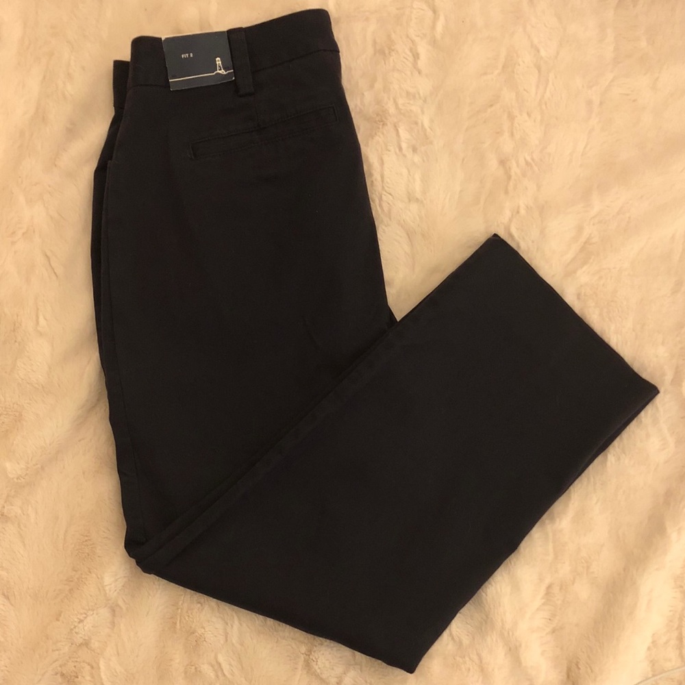 Land’s End Black Crop Leg Pants
